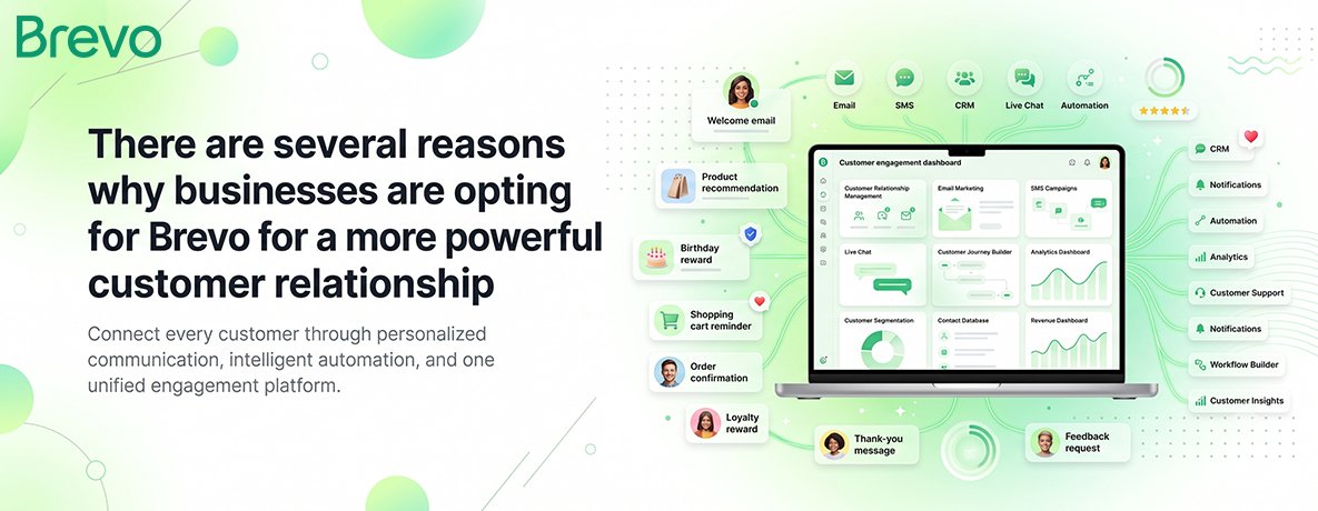 There are several reasons why businesses are opting for Brevo for a more powerful customer relationship